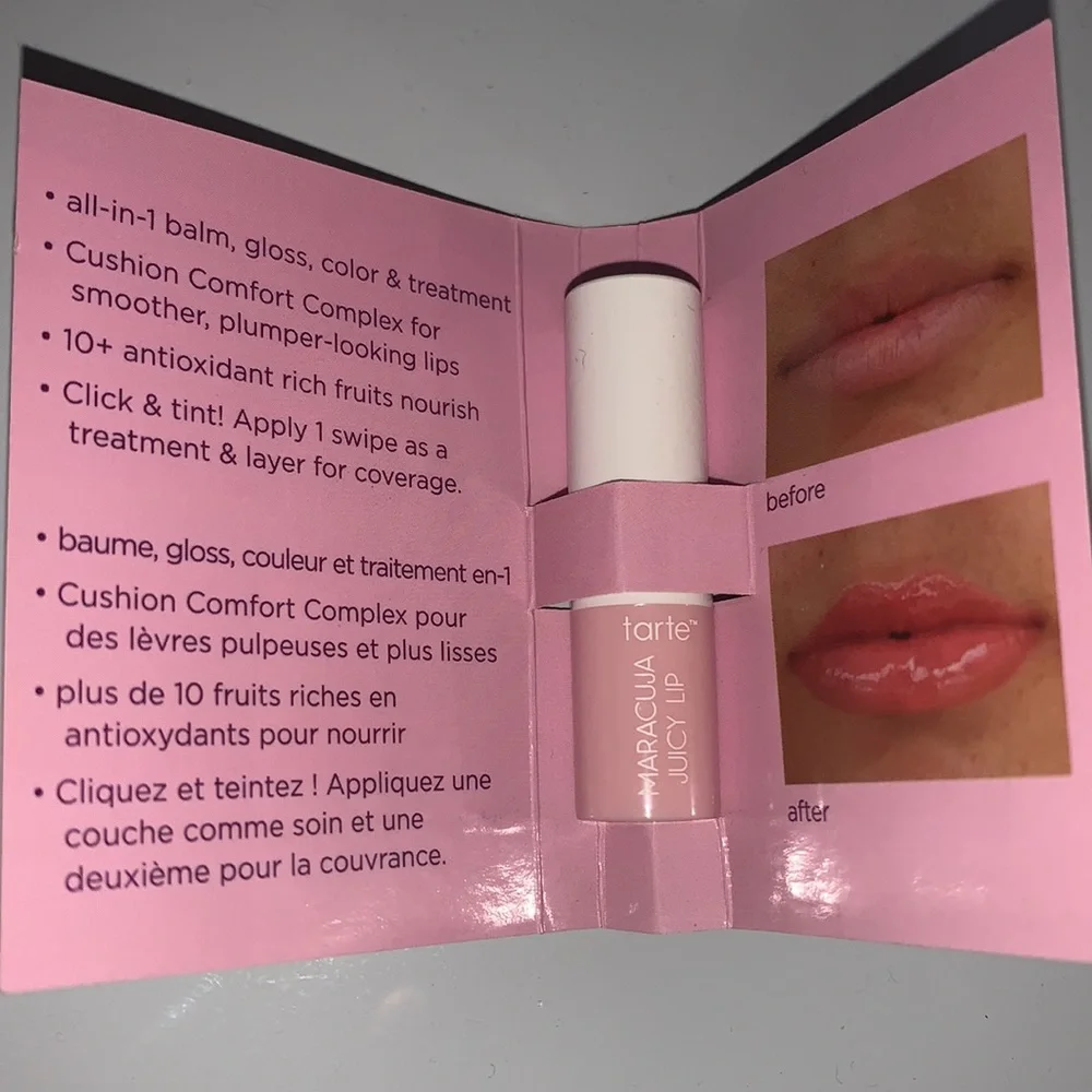 🔅5/$20 TARTE MARACUJA JUICY LIP mini